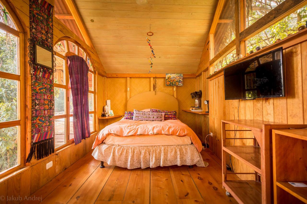 Lake Front Cabin At Los Elementos Santa Cruz La Laguna Eksteriør billede