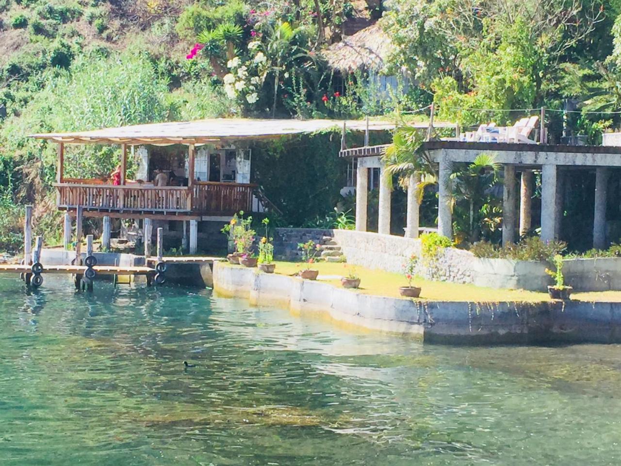 Lake Front Cabin At Los Elementos Santa Cruz La Laguna Eksteriør billede